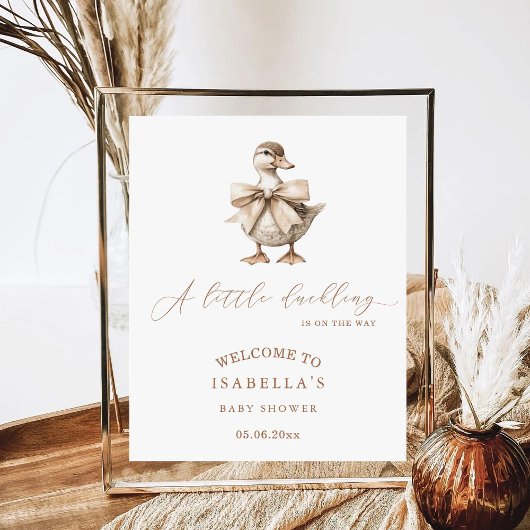 Poster Un Petit Baby shower De Caniche