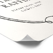 Poster Un petit bou Halloween Baby shower Déchets Raffle (Coin)