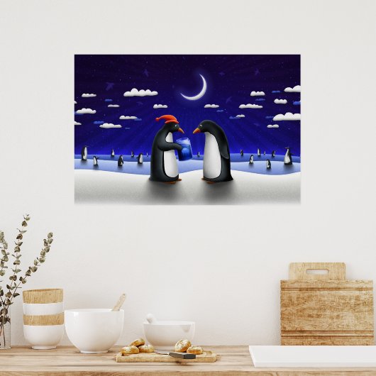 Poster Un Petit Cadeau Pour Noël (Cuisine)