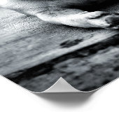 Poster Un petit chien de taureau français attend (Coin)