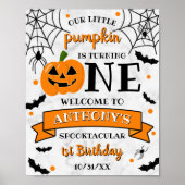 Poster Un petit Citrouille à l'occasion d'un Halloween 1e (Devant)