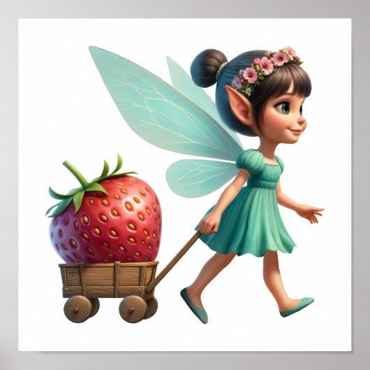 Poster Un petit dessin magique enchanté Fairy (Devant)