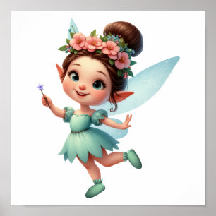 Poster Un petit dessin magique enchanté Fairy