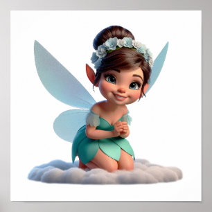 Poster Un petit dessin magique enchanté Fairy