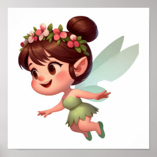 Poster Un petit dessin magique enchanté Fairy