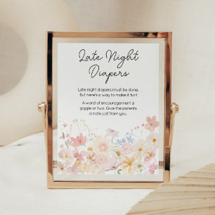 Poster Un Petit Diaporama De Nuit Fleur sauvage