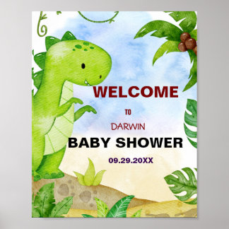 Poster Un petit Dino est bientôt à l'éclosion ! Baby show