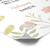 Poster Un petit Fleur sauvage 1er anniversaire Jalon (Coin)