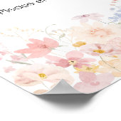 Poster Un Petit Fleur sauvage Est En Route Pour Boire (Coin)