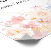 Poster Un Petit Fleur sauvage est sur le chemin des bébés (Coin)