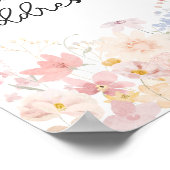 Poster Un Petit Fleur sauvage Se Trouve Sur Le Chemin De  (Coin)