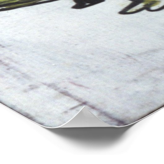 POSTER "UN PETIT GARÇON INSANE ET UN LIZARD" (Coin)