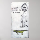 POSTER "UN PETIT GARÇON INSANE ET UN LIZARD" (Devant)