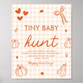 Poster Un petit jeu de chasse au bébé citrouille pour Bab (Devant)