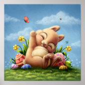 Poster Un Petit Lapin De Pâques (Devant)