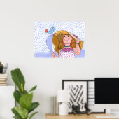 Poster Un Petit Oiseau M'A Dit (Bureau à domicile)