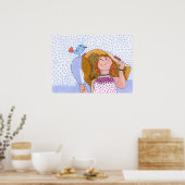 Poster Un Petit Oiseau M'A Dit (Cuisine)