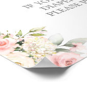 Poster Un petit panneau de tirage au sort de couche rose (Coin)
