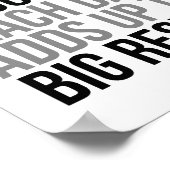 Poster Un Petit Progrès Chaque Jour (Coin)