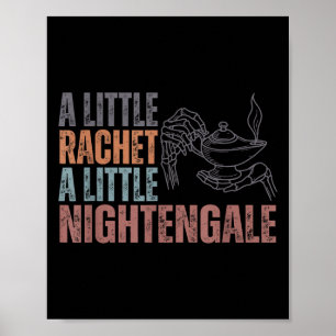 Poster Un Petit Ratchet Un Peu Nightengale, Drôle Rn Nu