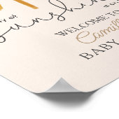 Poster Un Petit Rayon De Soleil Boho Baby shower Soleil (Coin)