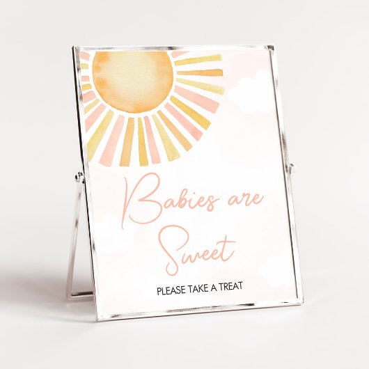 Poster Un petit rayon de soleil Les bébés sont doux