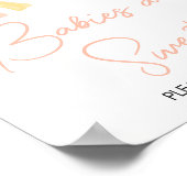 Poster Un petit rayon de soleil Les bébés sont doux (Coin)