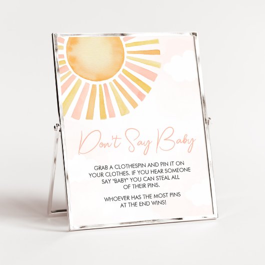 Poster Un petit rayon de soleil ne dites pas bébé