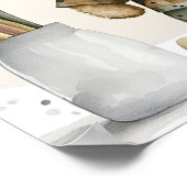 Poster Un Petit Soldat Boy Teddy Bear Baby shower (Coin)