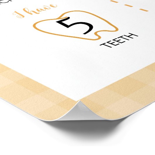 Poster Un petit symbole marquant de fête d'anniversaire (Coin)