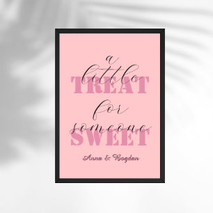 Poster Un Petit Traitement Cool Pour Quelqu'un de Doux Vl
