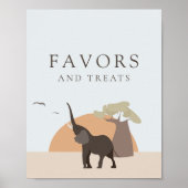 Poster Un Peu D'Arachide | Safari Desert Favours & Traite (Devant)