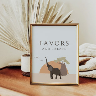 Poster Un Peu D'Arachide Safari Desert Favours & Traite