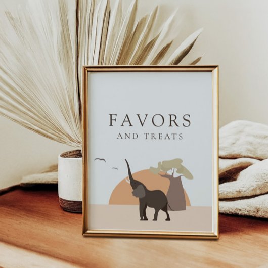 Poster Un Peu D'Arachide | Safari Desert Favours & Traite