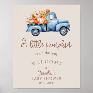 Poster Un Peu De Citrouille Est En Chemin De L'Accueil Ba