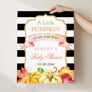 Poster Un peu de Citrouille est sur le chemin Panneau B