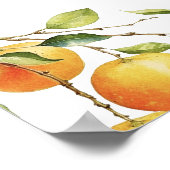 Poster Un Peu De Cutie Est En Chemin Orange Accueil (Coin)