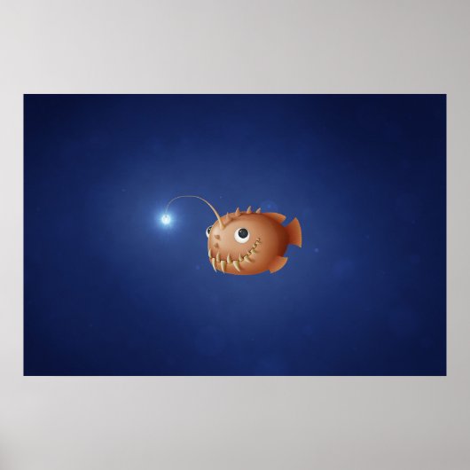 Poster Un peu de poisson-pêcheur (Devant)