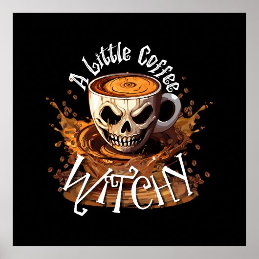 Poster Un peu de sorcellerie caféinée (Devant)