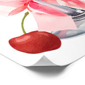 Poster Un peu plus âgé Chic Cherry Martini 84e anniversai (Coin)