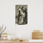 Poster Un philosophe - Domenico Beccaumi - c1530 (Cuisine)