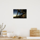 Poster Un pilote de C-130 Hercules scanne l'horizon (Cuisine)