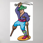 Poster Un pirate à pattes (Devant)