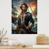 Poster Un pirate d'un navire (Cuisine)