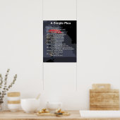 Poster Un plaidoyer simple (Cuisine)