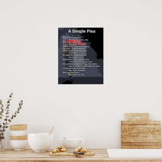 Poster Un plaidoyer simple (Cuisine)