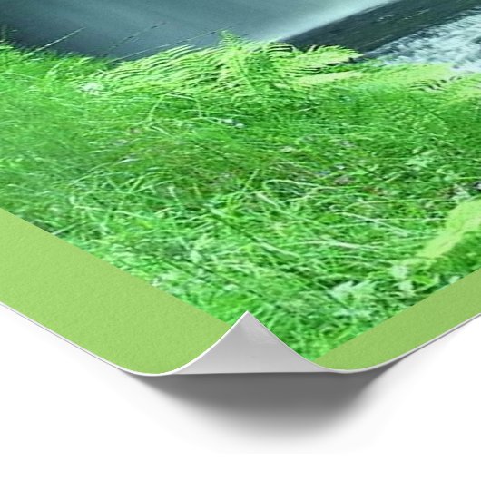 Poster Un poème : La cascade (Coin)