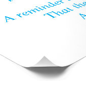 Poster Un poème sur la plage (Coin)