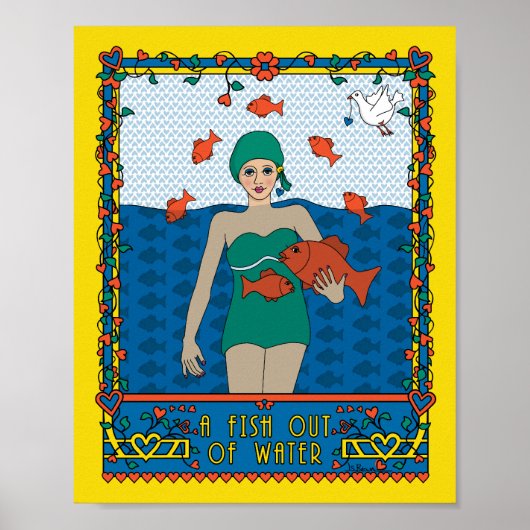 Poster Un Poisson Hors Eau_B_8x10 (Devant)