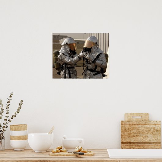 Poster Un pompier irakien (Cuisine)